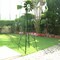 Green Steel Windmill 8 ft High Outdoor Yard Decor with Weatherproof and Rust-Resistant Build
